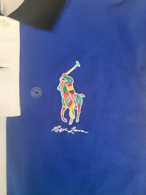 Polo Ralph Lauren Men's Big & Tall Color Block Embroidered Pony