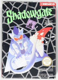 Shadowgate NES PAL CIB 1989 KEMCO Adventure PAL-B