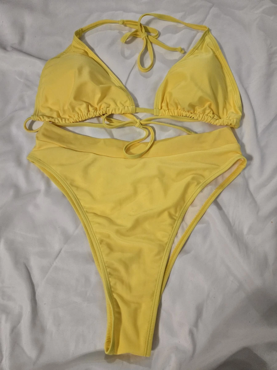 【新品未使用】AQUX⭐︎完売品⭐︎Brazilian Bikinis\"Yellow Brazil Bae 2 Piece Bikini - Yellow | Fashion Nova