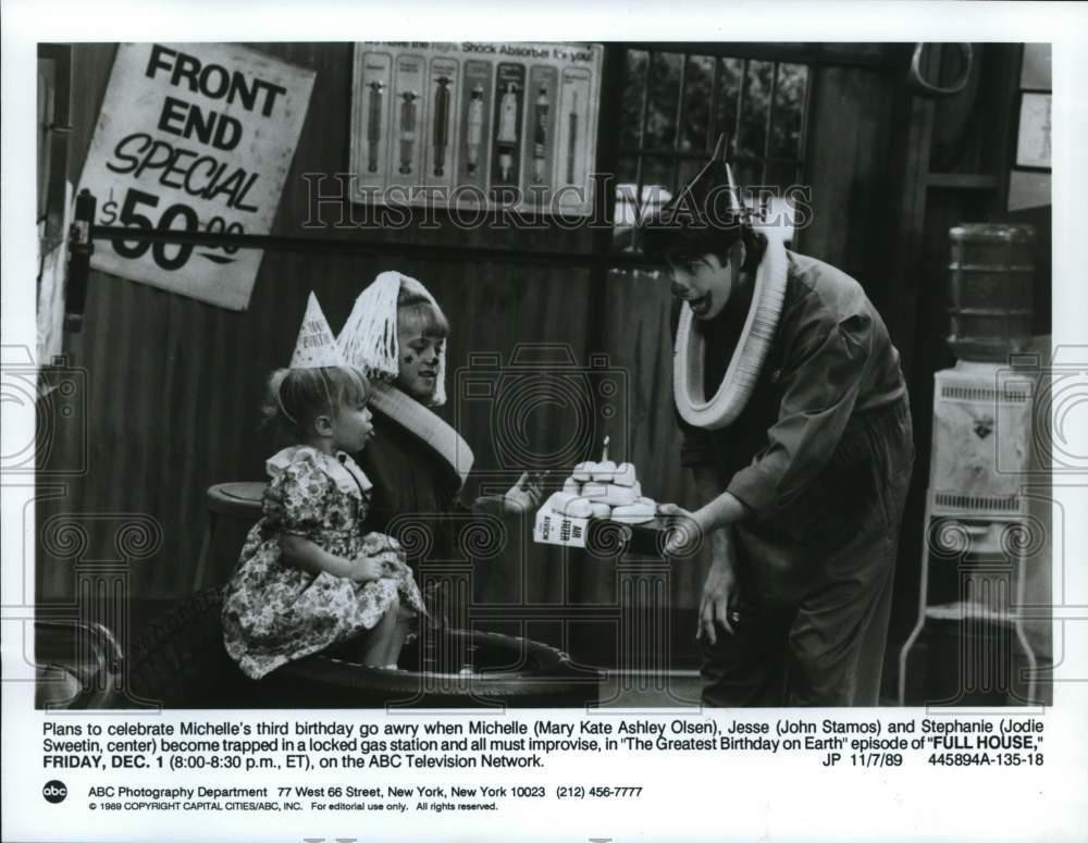 1989 Press Photo John Stamos on Television's 