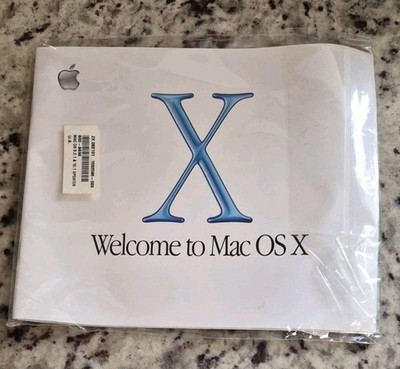 Vintage Apple Computers Welcome To Mac OS X, Update & Upgrade Discs and Manual