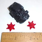 GI Joe Figure Accessory 2011 Cobra Crimson Horseman   Storage Backpack + 2 Mines