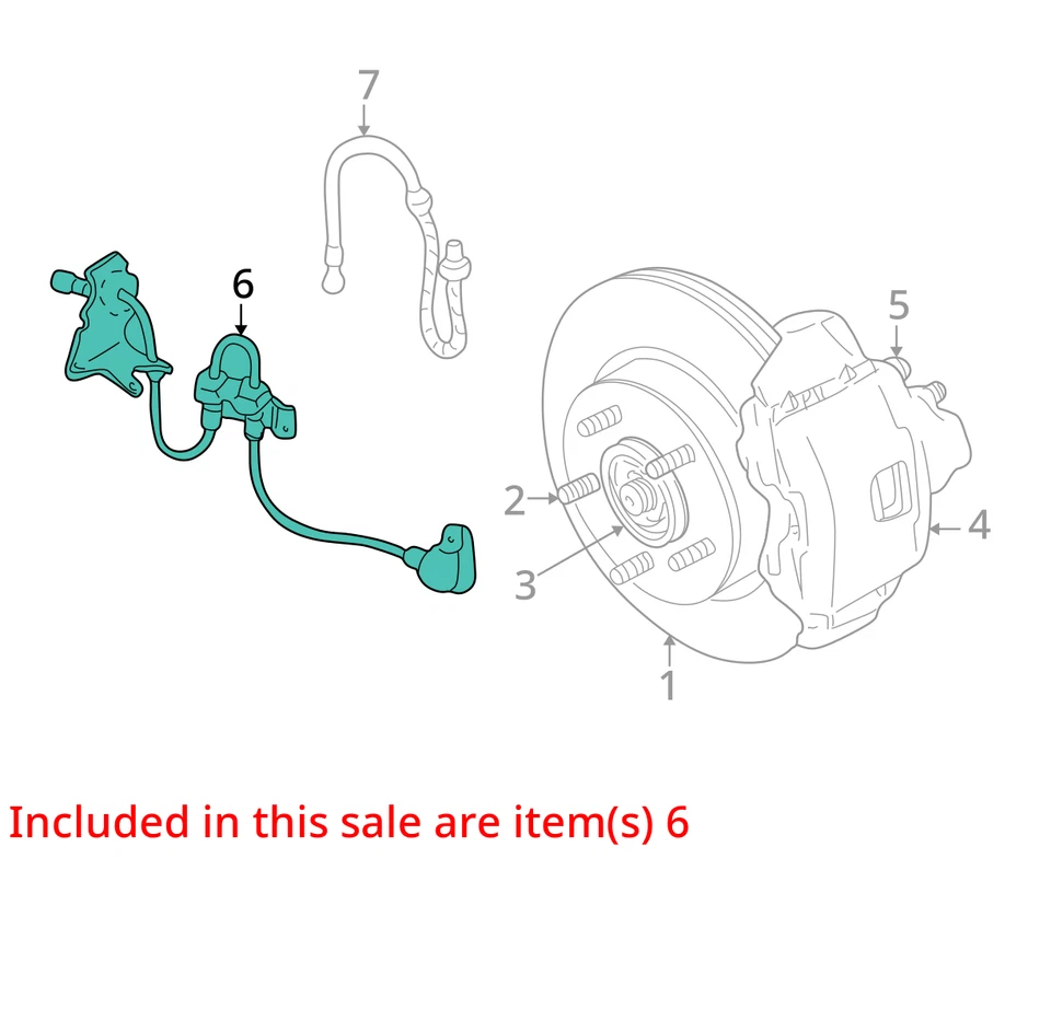 SENSOR FRENOS ANTIBLOQUEO CHRYSLER 4779050AB NUEVO OEM 4779050AB Foto 2 de 3