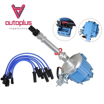 HEI Distributor & Ignition Wires for 1987-1995 GMC Chevy 4.3L Vortec 262 V6