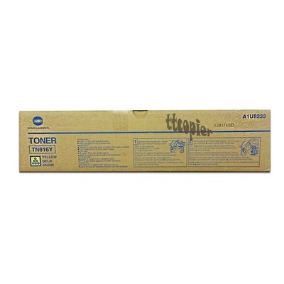 Konica Minolta Original High Yield Laser Toner Cartridge - Yellow Pack (a1u9233)