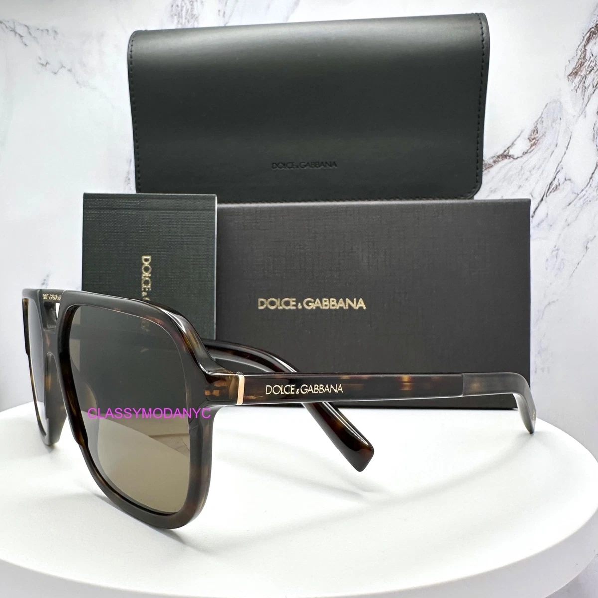 Dolce&Gabbana Brown Aviator Sunglasses for Men for sale | eBay