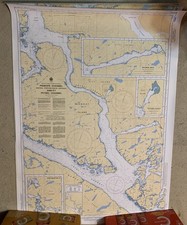 canadian hydrographic nautical chart #3985 PRINCIPE CHANNEL & PETREL BC