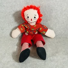 Raggedy Andy Rag Doll (Embroidered face)