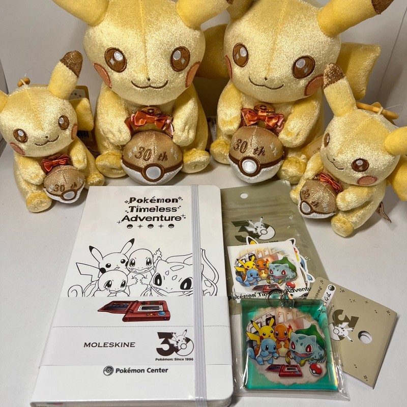 Pokemon Timeless Adventure Kanto Moleskine Notebook & Goods Pokemon Center 30th