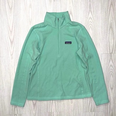 Patagonia Micro D 1/4 Zip Pullover Fleece Sweater Size Women s Medium