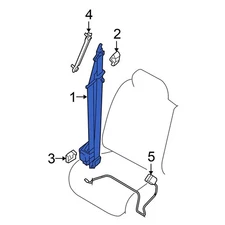 For Nissan Frontier 05-07 Nissan Front Right Seat Belt Lap & Shoulder Belt
