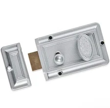 SUMBIN Night Latch Deadbolt Rim Lock,Antique Locks with Keys for Front Door i...