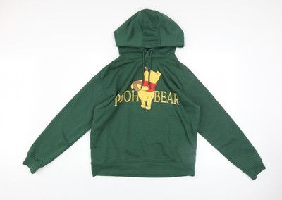 Disney Damen grün Winnie Puuh Pullover Hoodie Größe 10/12