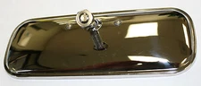1953 1954 1955 1956 1957 CHEVY CAR REAR VIEW MIRROR STANDARD STAINLESS 6 3/4"*