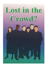 Lost in the Crowd Bible Gospel Tract Christian Leaflets Evangelism Victory B496