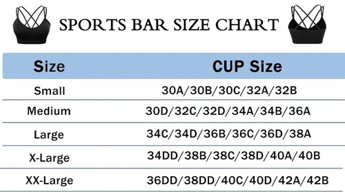 Women's Cross Back Sport Bras,Padded Strappy Criss Cross Cropped Bras for Yoga W - Picture 6 of 8