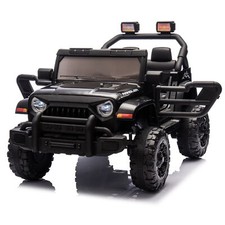 4.5Ah Toddlers Kids Ride on Truck Car Parents Control LED Light Music DualMotor