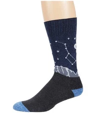 Socksmith ESF20272 Stars Socks Navy Size LG-XL,( Mens 7-12.5, Womens 8.5-14)