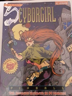 Cyborgirl Pinball (PC, 1994) - IBM PC Tandy - 3.5  Disks, BRAND NEW & SEALED!