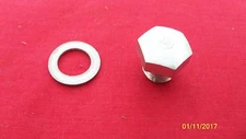 1963-68 TRIUMPH TACH & TIMING PLUG 70-4706 W/ALUM WASHER 70-8896  BY LF HARRIS