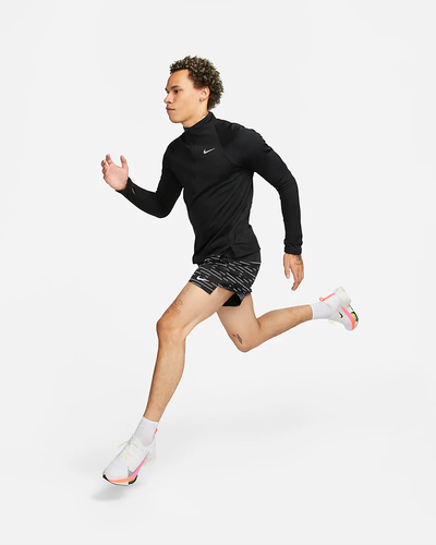 MENS NIKE RUNNING DIVISION THERMA FIT 1/2 ZIP PULLOVER DV9297-010 sz M - Picture 3 of 9
