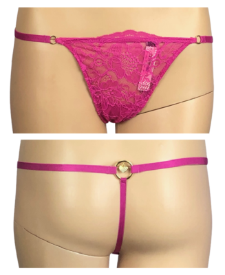 VICTORIAS SECRET VERY SEXY SATIN LACE CHEEKY PANTY T-BACK SMOOTH - Foto 8