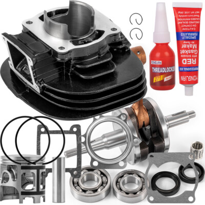 For Yamaha Blaster 200 Top End Rebuild Kit Piston Cylinder Gaskets Crank 66mm US