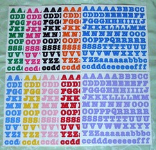 Creative Memories ABC/123 Bold Style Glossy Finish Stickers - You Choose