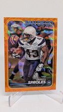 2024 Topps Chrome Football Darren Sproles Orange Wave /25 #174