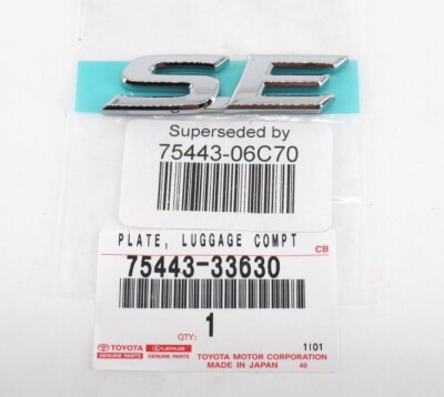 Genuine OEM Toyota 75443-06C70 