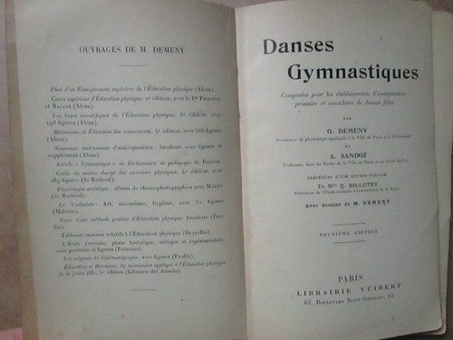 DANSES GYMNASTIQUES pour les établissements scolaires, vers 1910 + anatomie. - Picture 2 of 10