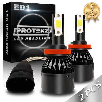 Protekz LED Headlight Kit High Bulb 9005 6000K for 2016-2019 Chevrolet Cruze