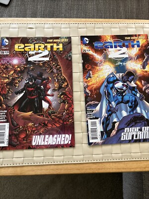 Dc Comics Earth 2 # 19, 25 Set 2014 New 52 1st App, Cover App Val-Zod ...