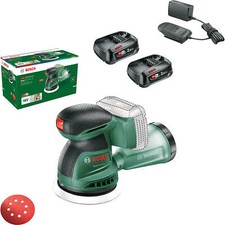 Image of Bosch EASYORBIT 18V-10 P4A 18v Cordless Disc Sander 125mm 2 x 2ah Li-ion
