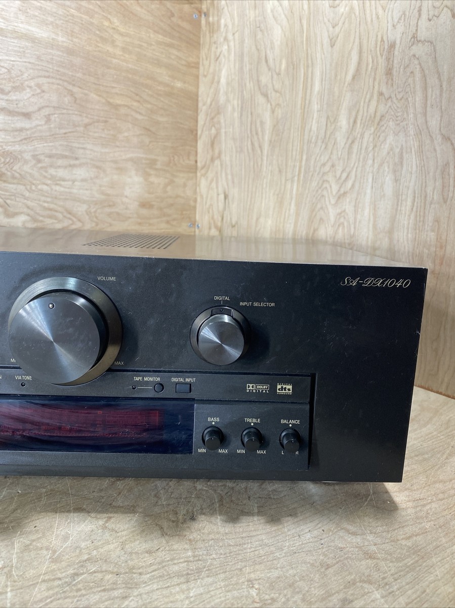 Technics Stereo Receiver SA-DX1040 Amplifier Black AM FM Home