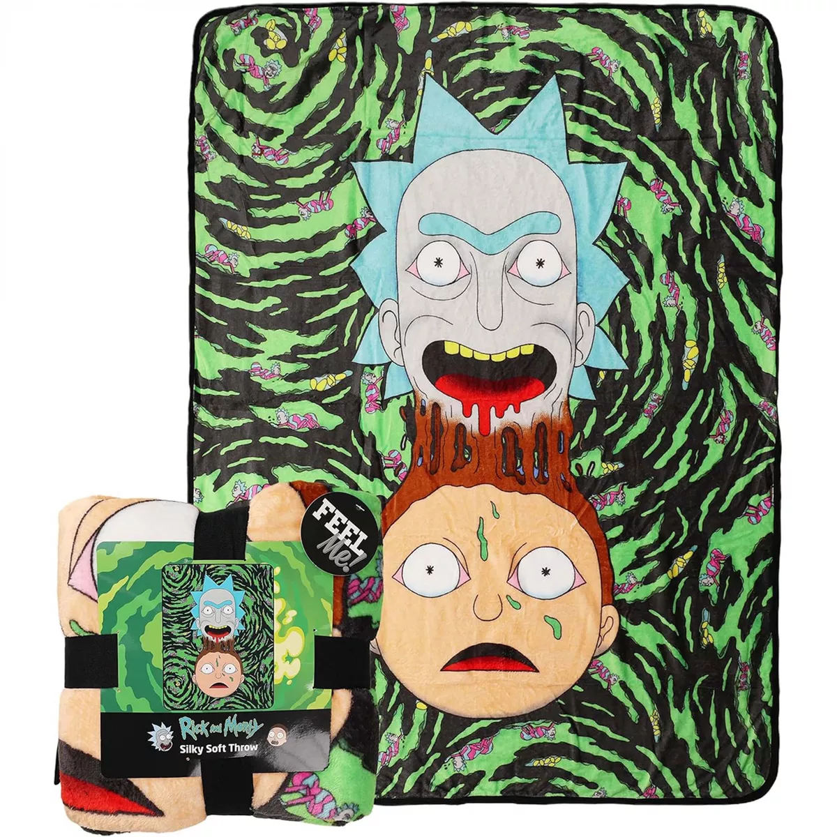 Rick and morty blanket clearance