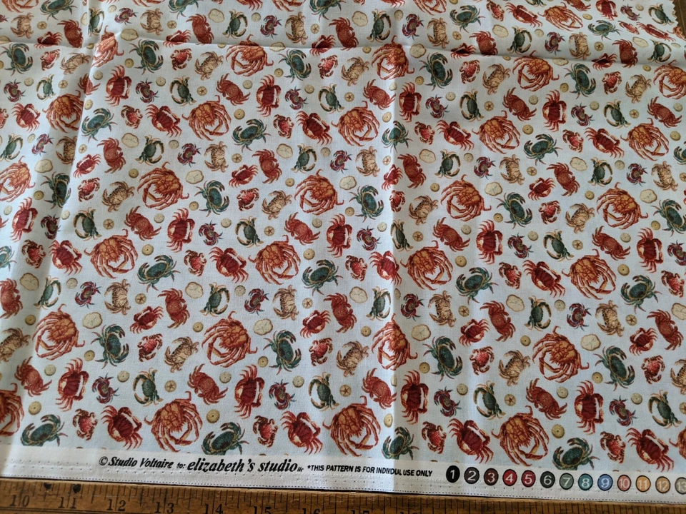 Elizabeth's Studio Under the Sea by Studio Voltaire 4913 Blue Crabs - Image 4 of 4