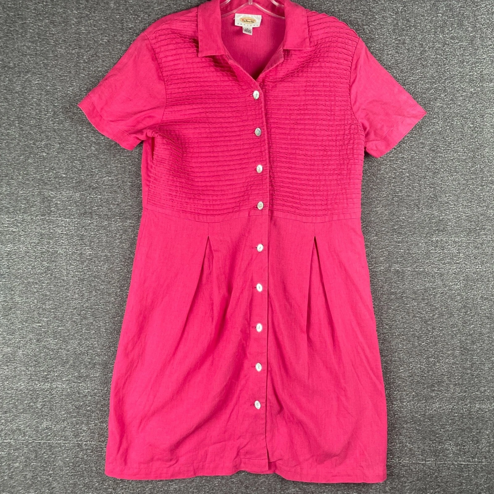 Talbots Shirt Dress Womens 8 Petite Pink Linen Work Office Career Spring Beach
Opens in a new window