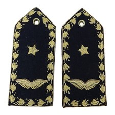 Paire épaulettes en broderie