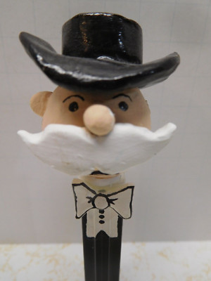 Splendid Vintage Fantasy PEZ Art Sculpture Monopoly Man in Tuxedo