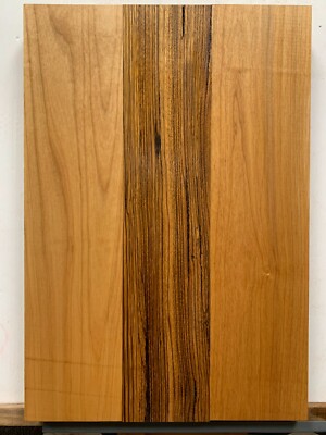Erle & Zebrawood E-Gitarre Blank, 3 Teile Geklebt Solid Körper