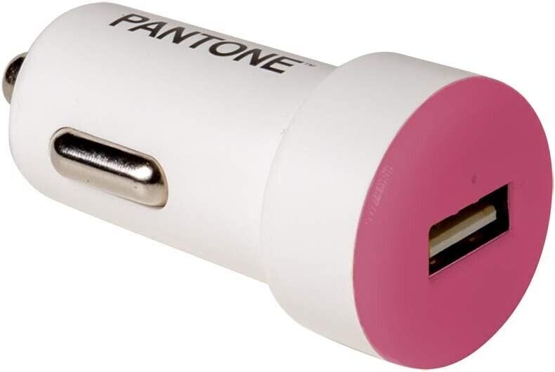 Pantone Caricabatterie da Auto - 2A - Carica Rapida - Rosa