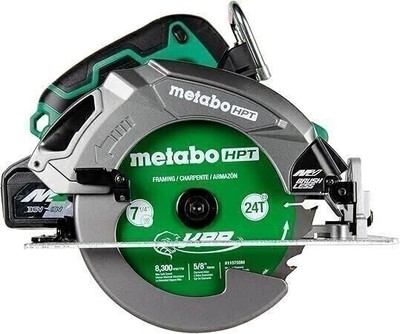 Metabo HPT C3607DBQ4M 36V MultiVolt Circular Saw  7-1/4-Inch Torque Boost