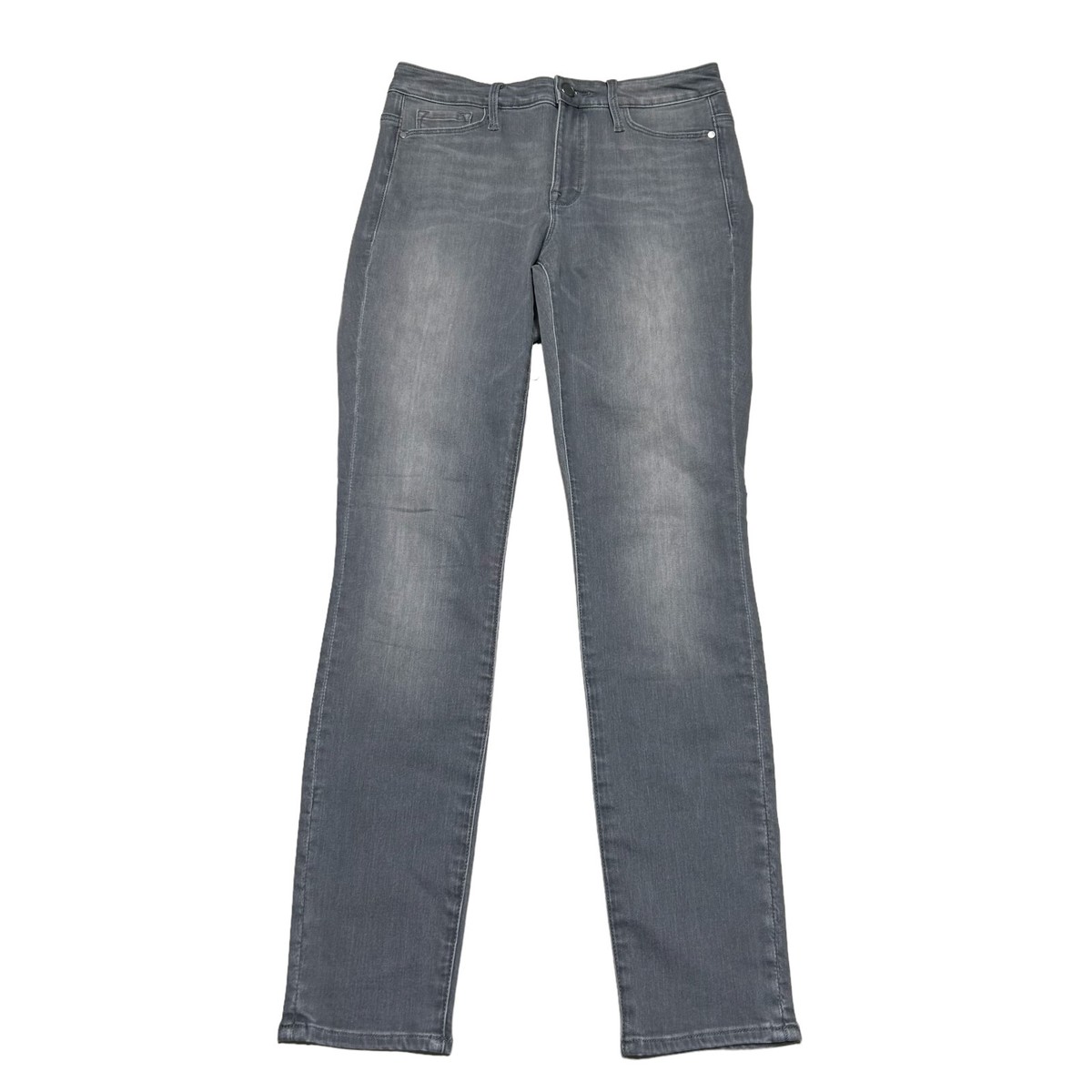 Athleta Jeans Womens Sculptek Skinny Stretch Gray Wash Denim Mid Rise