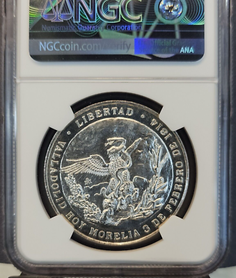 フラメンコ　コルドベス　Antonio Garcia 黒 1964 MEXICO SILVER GROVE P 312a MARIANO MATAMOROS NGC MS 66 SCARCE