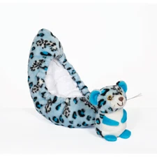 Blade Buddies Ice Skating Soakers - Critter Tail Covers -  Blue Leopard