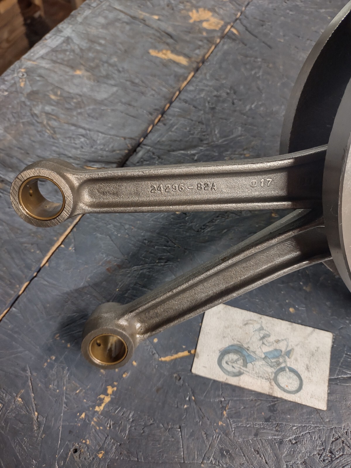 Harley Evo Crank Late OEM Crankshaft 9299 Stock 2394589B 2429682A 2429282A eBay