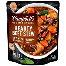 Campbell's Cooking Sauces Hearty Beef Stew 12 Oz Pouch
