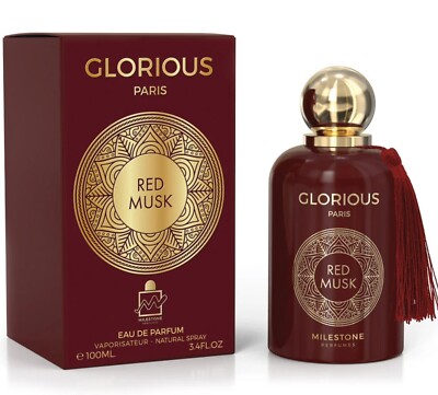 MILESTONE Glorious Paris Red Musk 100 ML Eau De Parfum Spray (Unisex)