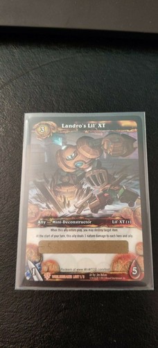 WoW Tcg Landro's Lil' XT unscratched loot card
